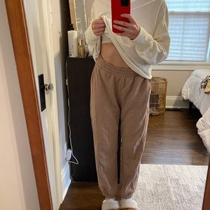 Aerie tan sweatpants